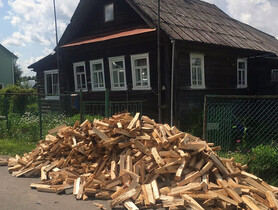 Доставка колотых дров из ели в агрогородок Гацук
