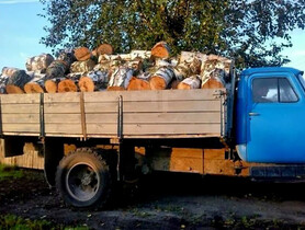 Доставка пиленных дров в чурках